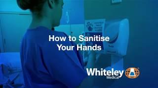 How to sanitise your hands - Whiteley