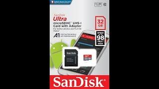 MicroSDHC UHS-l 32GB Card wiith Adapter | SanDisk |