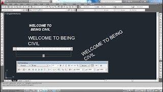 Multiline Text in AutoCAD