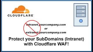 Protect a Subdomain (Intranet ) with Cloudflare WAF