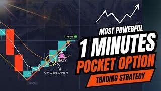 Best 1-Minute Pocket Option Trading Strategy | Zig-Zag & Simple Moving Averages Setup 