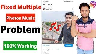 Instagram Multiple Photos Music Option Not Showing | Fixed add Music In Carousel Post On Instagram