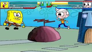 NICK54222 MUGEN: SpongeBob SquarePants VS Lincoln Loud