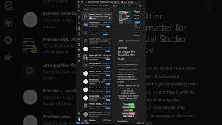 Selecting Default Formatter Prettier in Vscode for code formatting - React18 #leelawebdev #coding