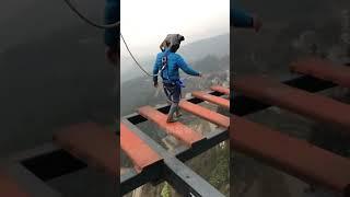 Bungee jumping, Adventure #shorts #bungeejumping #adventure