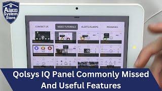 Surprising Qolsys IQ Panel functions