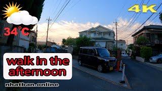 Walk in the afternoon in countryside village Explore Japan