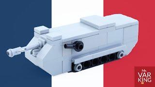 LEGO Tutorial Saint-Chamond WWI Tank