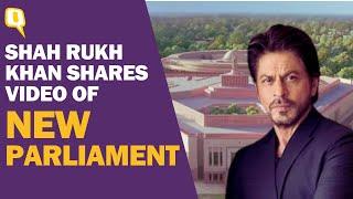 Shah Rukh Shares New Parliament Video With His Voice-over, And a Touch of 'Swadesh'