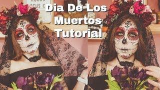 Halloween Makeup Tutorial | Dia De Los Muertos (Day of the Dead) Look Using Clean Beauty (2019)