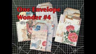 One Envelope Wonder #4 - Double Hinged Pockets 3 Ways - #oneenvelopewonder