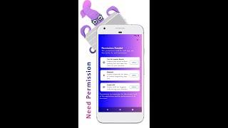 App Request Permission in android | UI UX design  #Shorts