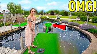 Crazy ONE IN A MILLION Mini Golf Hole in One Hole!