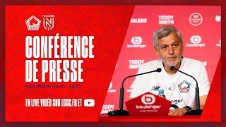 Suivez la conférence de presse avant #LOSCFCN avec le Crédit Mutuel Nord Europe ️