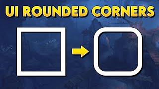 Create ROUNDED corners UI in Unity with just ONE STEP! (No Photoshop)