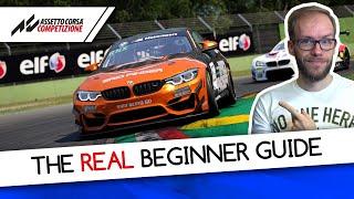 The Real Beginner Guide To Sim Racing in Assetto Corsa Competizione: Getting Started & First Laps