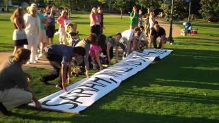 Tim and Sarah's Marriage Proposal in the Park - Creative and easy idea!!!
