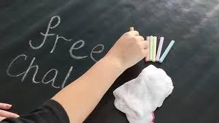 Chalkboard Vinyl Tablecloth - Tablecloths UK - Easy Wipe Clean Table Cloth - Free Chalk Included