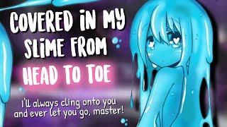 Slime Girl TRAPS you in her Slime [Possessive | Tingles | Inside Your Mind| Binaural ASMR Roleplay]