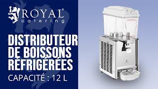 Distributeur de boissons réfrigérées Royal Catering RCSD-12C | Présentation du produit