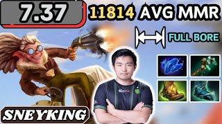 7.37 - Sneyking SNAPFIRE Soft Support Gameplay 25 ASSISTS - Dota 2 Full Match Gameplay