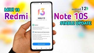 Finally Redmi Note 10s Miui 13 Update Released in india #shorts #youtubeshorts