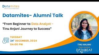 From Beginner to Data Analyst – Tinu Anjani Journey to Success