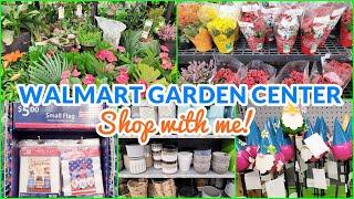 WALMART GARDEN CENTER SHOP WITH ME! PLANT SHOPPING GARDEN DECOR