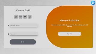 Build an Animated Login Page with HTML, CSS & JavaScript 