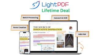 LightPDF Lifetime Deal - AI-Powered Best Online PDF Editor, Converter & Reader