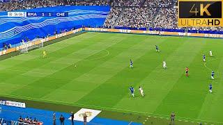 Real Madrid vs Chelsea | PES 2021 | Santiago Bernabéu | UEFA Champions League Quarter Final [4K60]