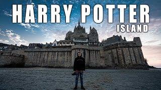24 Hours In The REAL Hogwarts Castle - Mont Saint Michel