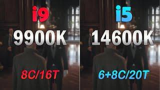 i5 14600K vs i9 9900K - Benchmarks and Bottleneck test by RTX 4090