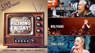 Reactions to FILIPINO SINGERS Jona Viray, Wolfgang, and APO Hiking Society | E043