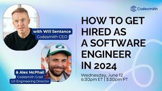 How to Get Hired as a Software Engineer in 2024