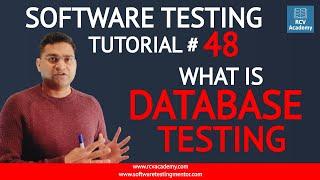 Software Testing Tutorial #48 - What is Database Testing