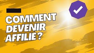 Comment passer AFFILIÉ RAPIDEMENT sur TWITCH !