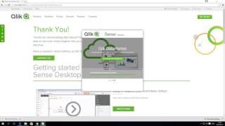 Getting started with Qlik Sense Desktop