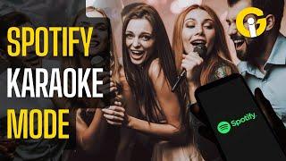 Quick guide on how to use Spotify Karaoke Mode
