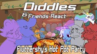 Diddles and Friends React | My Little Pony: Fluttershy's Hot Pot Party