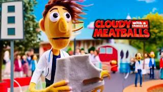 Cloudy With A Chance Of Meatballs Movie Trailer but ai generated as Fuzzy Puppets - Runway Gen 3