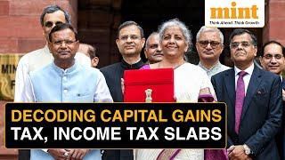 Budget 2024: How New Income Tax Slabs And Capital Gains Tax Impact You? Explained | Budget Update