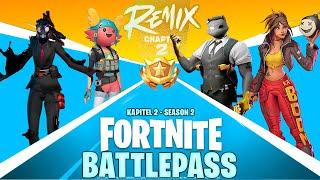 FORTNITE Chapter 2 OG Remix Battlepass Skins ENTHÜLLT 