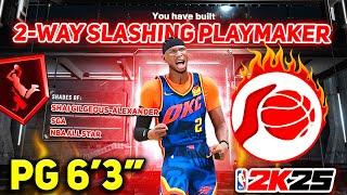 How To Make a ‘2-WAY SLASHING PLAYMAKER’ Build in NBA 2K25! The Best Dual-Threat Guard! Vol. 58