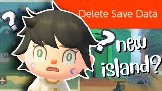 I Restarted My Island Like an Idiot | ACNH