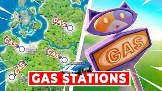 All Fortnite GAS STATIONS (Car Update 13.40)