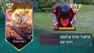 GOODBYE DYRROTH META THIS NEW ALPHA BUILD IS BACK TO META  -Mobile Legends