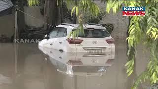 Yamuna River Overflow Floods Delhi's Civil Lines, Submerging Cars And Buildings On Bela Road