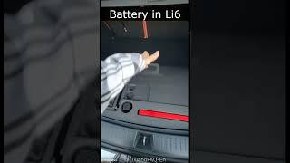 How to find battery in Lixiang Li Auto L6 #li #lixiang #lixiangl6