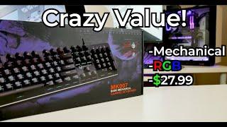 The Best Budget Mechanical Keyboard On Amazon - Crazy Value!